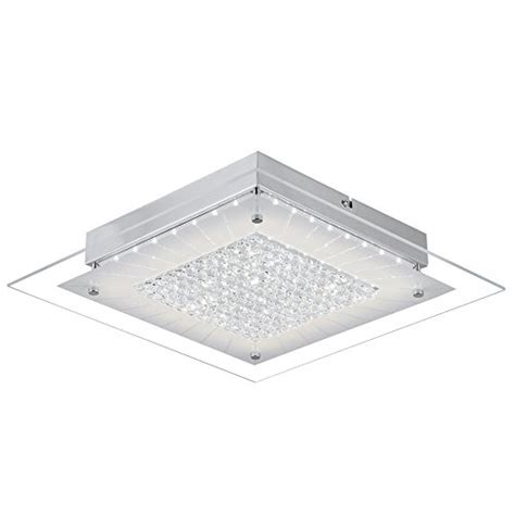 Modern and contemporary flush mount ceiling lighting fixtures are mostly. Crystal Close to Ceiling Light Fixtures Auffel Morden LED ...