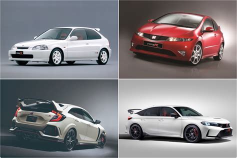 Topgear Honda Celebrates 25 Years Of The Civic Type R Which One Is