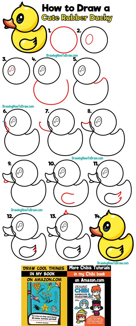 How To Draw A Duck Step By Step