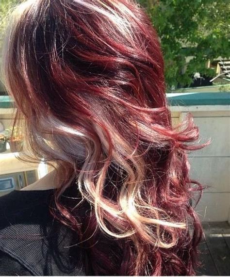 pin by amanda purdy on red red blonde hair hair styles red hair with blonde highlights