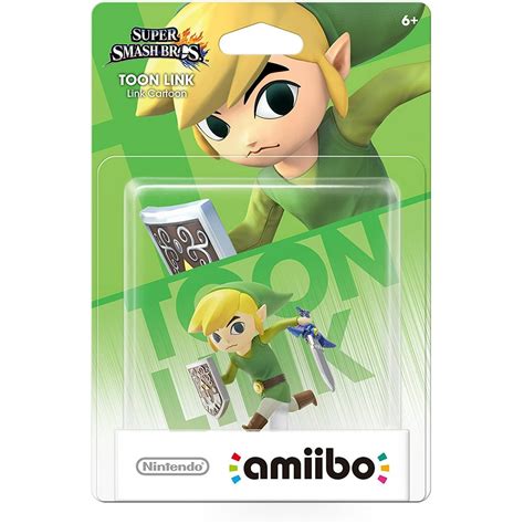 Nintendo Toon Link Amiibo Figure Super Smash Bros Series