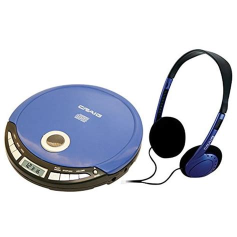 Craig Portable Cd Player With Headphones And Lcd Screen