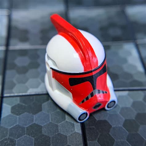 Arc Zero Trooper Helmet Dark Red Clone Army Customs B3 Customs