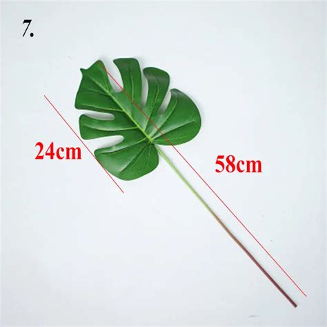 Various Simulated Leaves Plant Gold Green Leaf Ins Photography Props
