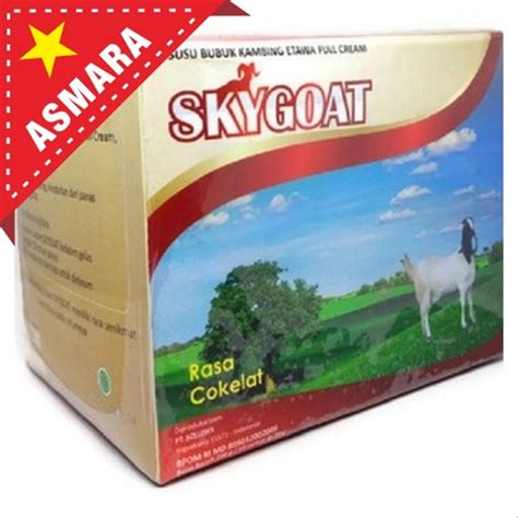 Tersedia susu bubuk kiloan harga grosir termurah dari distributor terpercaya. Susu Kambing Sky Goat Coklat (Isi 10 Sachet) Per Box