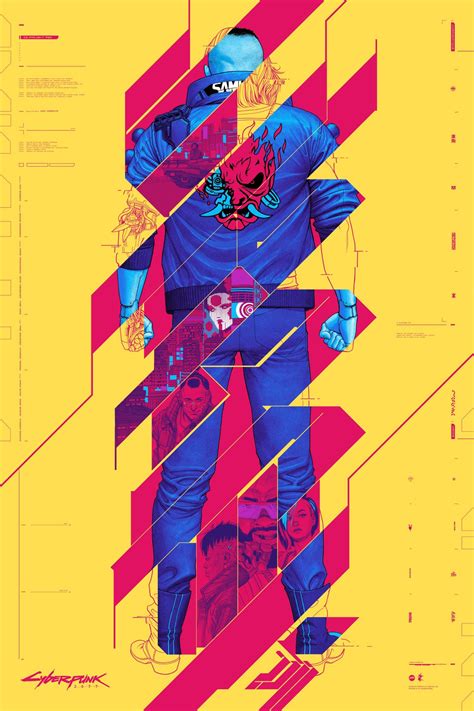 Cyberpunk 2077 Poster Cyberpunk 2077 Graphic Design Posters