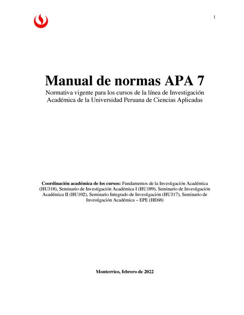 Manual Apa 7 Ddd Manual De Normas Apa 7 Normativa Vigente Para Los