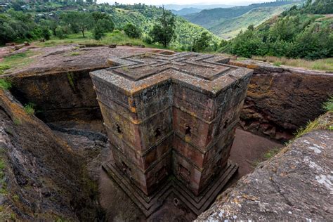 The Churches Carved In The Rock Of Lalibela Ethiopia Are A Set Of