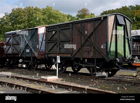 Freight Wagon British Railways Railway High Resolution Stock