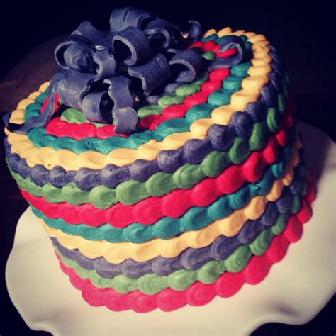 Vanilla Rainbow Cake With Buttercream Icing Rainbow Cake Butter