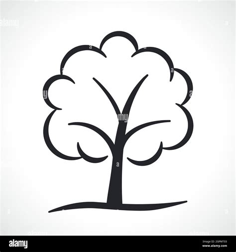 Tree Icon Vector Isolated Design Stock Vector Image And Art Alamy