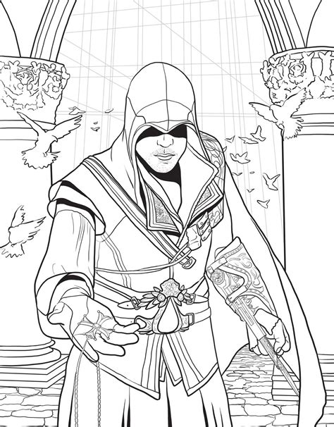 Assassins Creed The Official Coloring Book