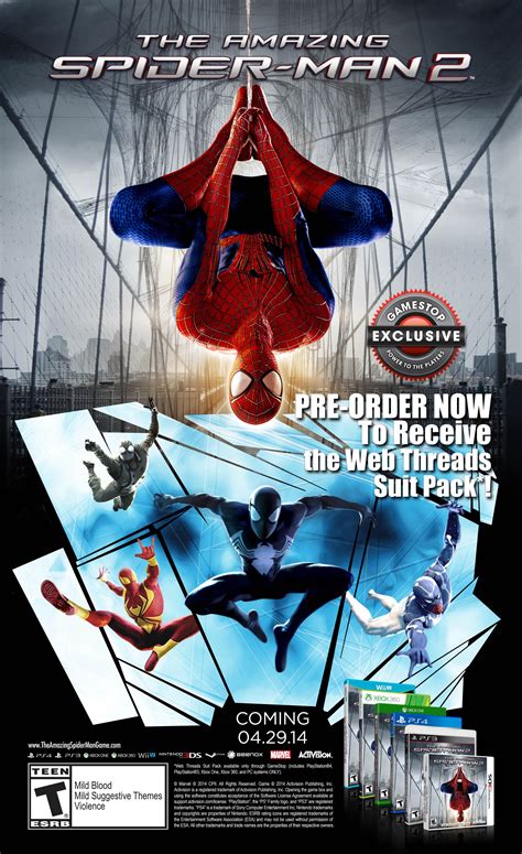 The Amazing Spider Man 2 Game Release Date And Pre Order Bonuses