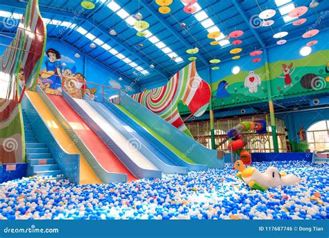 Amusement Park Facilities Stock Photo Image Of Play 117687746