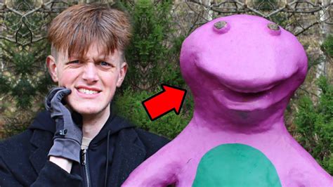 I Found The Cursed Barney Meme In Real Life Youtube