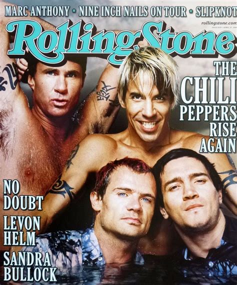 Red Hot Chili Peppers On The Cover Of Rolling Stone 2000 Us Promo
