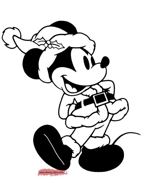 Disney Christmas Coloring Pages (3) | Disneyclips.com