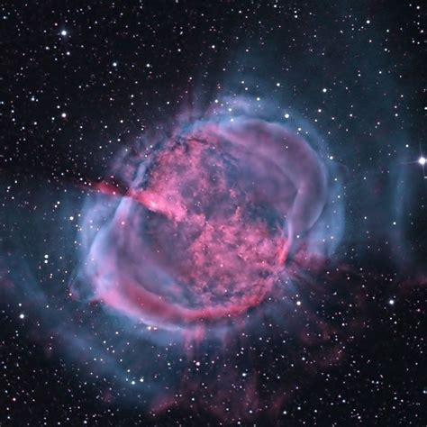 The Dumbbell Nebula Is One Of The Brightest Nebula In The Night Sky
