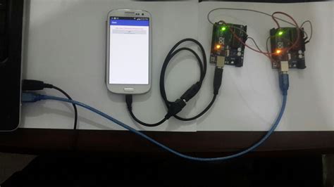 Usb Communication Between Android And Arduino The Engineering Projects
