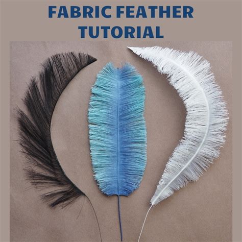 Handmade Fabric Feather Tutorial Presentperfect Creations Original