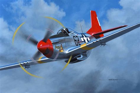 Stan Stokes Painting Of P 51d Mustang Bunny Stan Stokes Artist