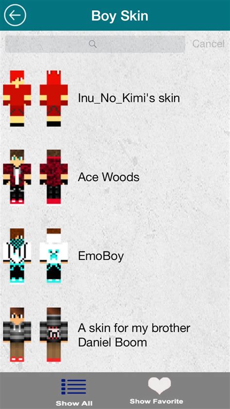 Best Boy Skins Free New Collection For Minecraft Pe Pc สำหรับ Iphone