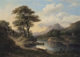 Alexander Nasmyth (Edinburgh 1758-1840) The Ferry at Inver | Landscape ...