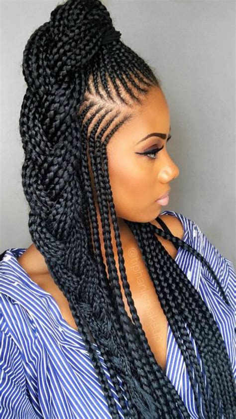 Braids are the universal tools of the hair world that can handle every occasion, from the classic french braid you wear to the farmers' market to the there's no shortage of stunning braid hairstyles, for long and short hair alike, that will make your life a lot more stylish with just a little more effort. African Braids Hairstyles 2019 for Android - APK Download