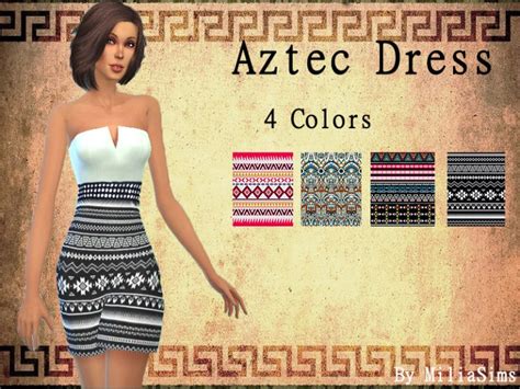 Aztec Dress The Sims 4 Catalog