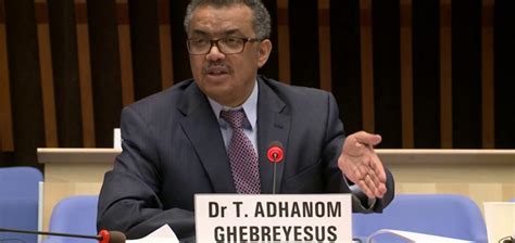 Dr Tedros Adhanom Ghebreyesus Elected Director General Of The World Health Organization Kncv