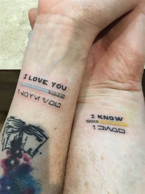 11 Couple Tattoo Matching Star Wars Couple Tattoos Star Wars Quotes