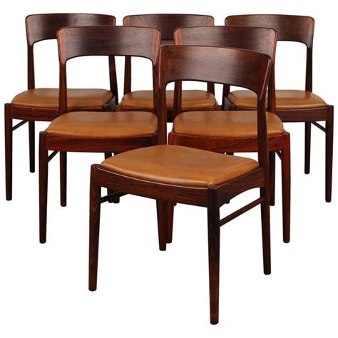 Chaim schreiber dining chairs | 1960s. Set of 6 Rosewood Danish Modern Dining Chairs at 1stdibs