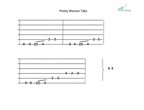 Pretty Woman Tabs Getcrackingguitar