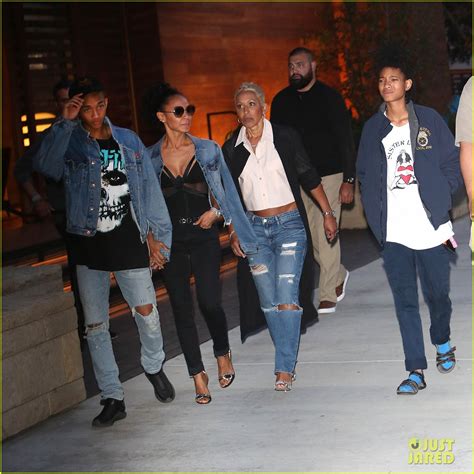 Jaden And Willow Smith Take Mom Jada Out For Mothers Day Photo