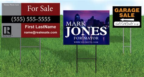 Best yard sign companies and ideas to get your real estate signs including for sale, open house, and sign riders for brokers and realtors. Yard Sign Printing Near Me NYC | Cheap Yard Signs ...