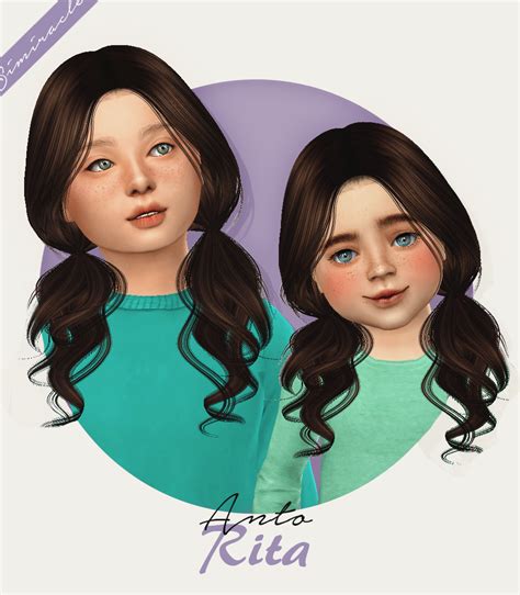 Simiracles Cc Toddler Hair Sims 4 Sims 4 Children Sims 4