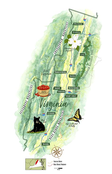 Maps By Scottshenandoah Valley Maps By Scott