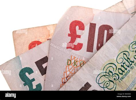 UK Bank Notes Close Up Stock Photo Alamy