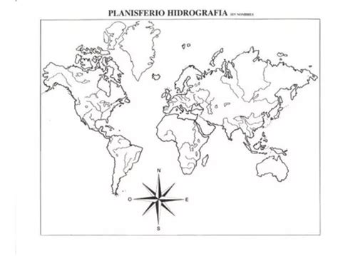 Descubrir Imagem Mapa Con Orografia Planisferio Sin Nombres