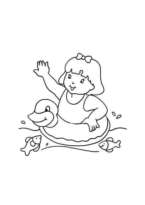 When your child becomes familiar with swimming pool and activities like diving associated with it, he may not find it scary anymore to take the plunge. Girl Swimming Coloring Pages at GetColorings.com | Free ...