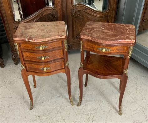 Stunning Pair Of French Bedside Cabinets 843410 Uk