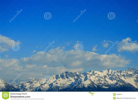 Summits And Blue Sky Stock Image Image Of Mountain Background 2258211
