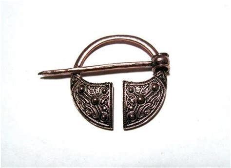 Celtic Viking Cloak Pin 1 12 Penannular Brooch Antique Etsy