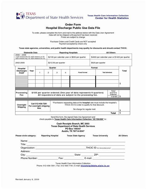 Fake Hospital Discharge Paper Template Addictionary