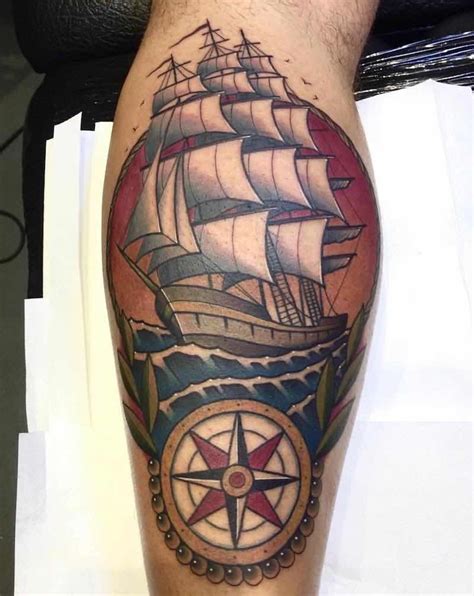 Explore 44 Stunning Ship Tattoos Tattoo Insider Ship Tattoo