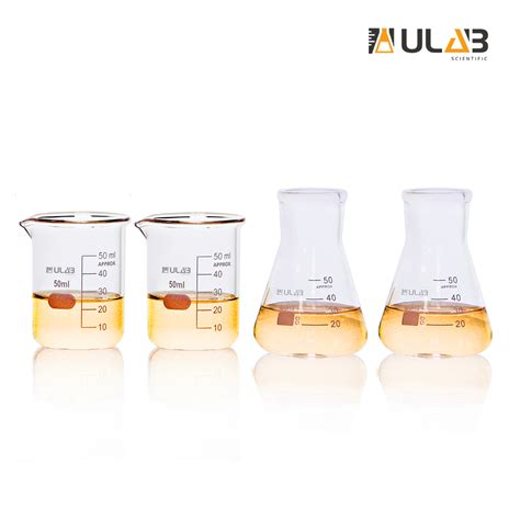 Ulab Scientific Tableware Laboratory Beaker Shot Glasses And Wide Neck