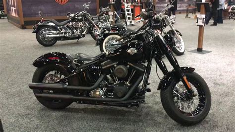 Fls Softail Slim Vivid Black Customized New Models Harley Davidson 2018