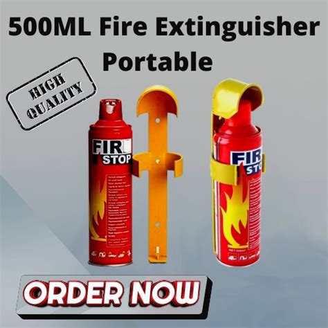 500ml Fire Extinguisher Portable Emergency Original Car Stop Fire