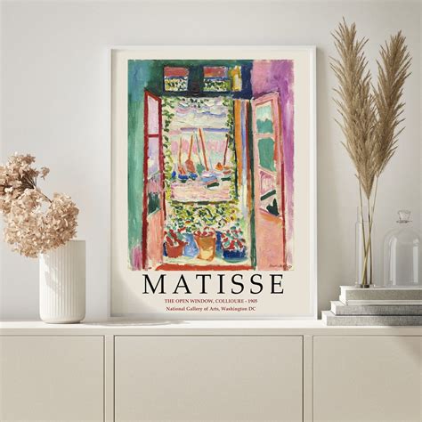 Henri Matisse The Open Window Collioure La Fenêtre Ouverte Etsy