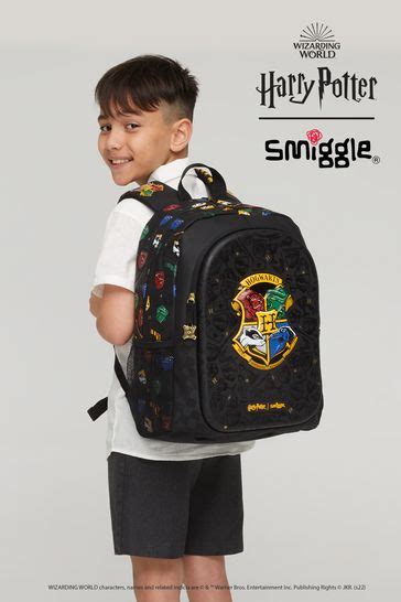 Buy Smiggle Black Harry Potter Classic Backpack From Next United Arab